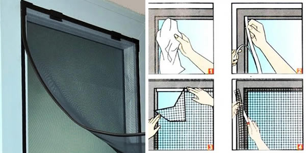 Các bước vệ sinh cửa lưới chống muỗi